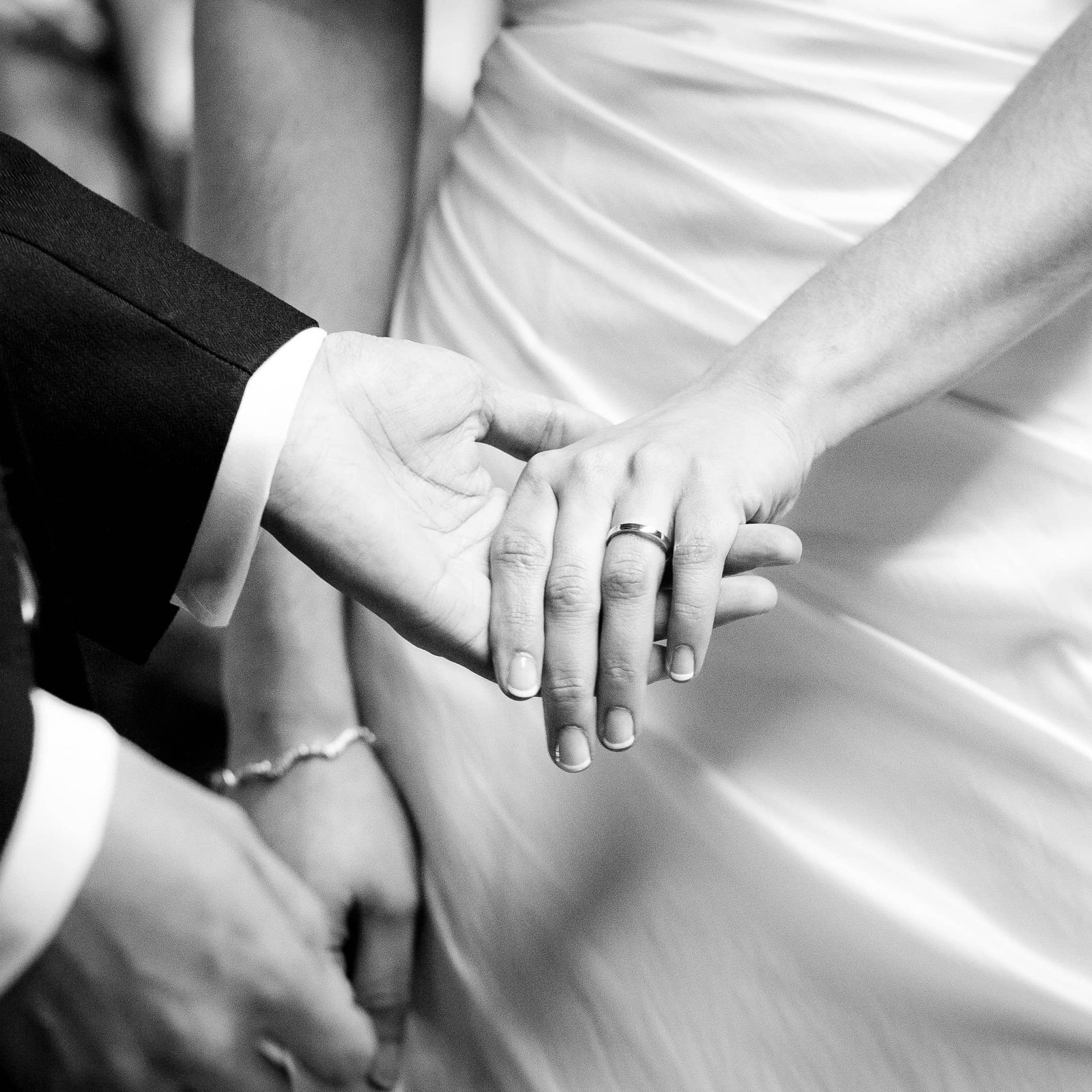 Couple Holding hands with wedding ring - Camellio Wedding Planning and Events - Essex Wedding Planner
