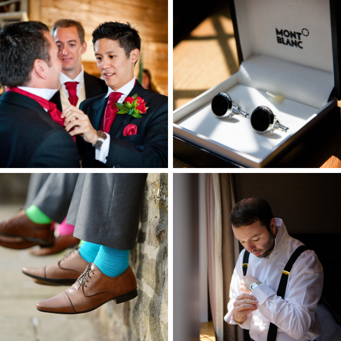 Accessorising with your suit - Camellio Wedding Planning and Events - Essex Wedding Planner